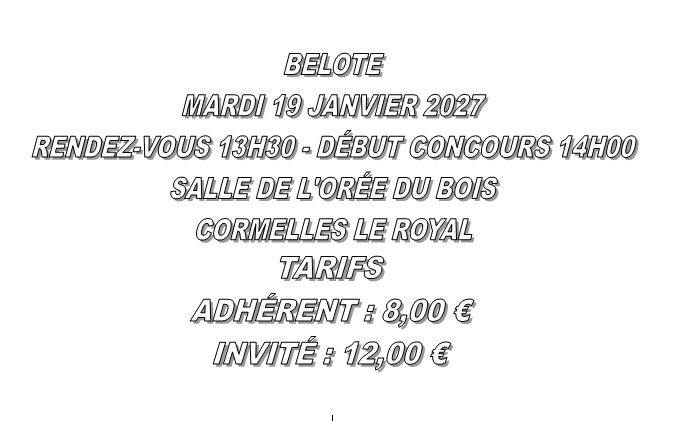 2027 Titre belote 2027